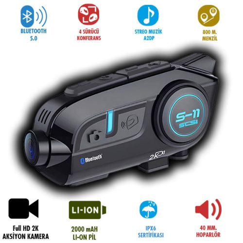 SCS S11 KAMERALI INTERCOM